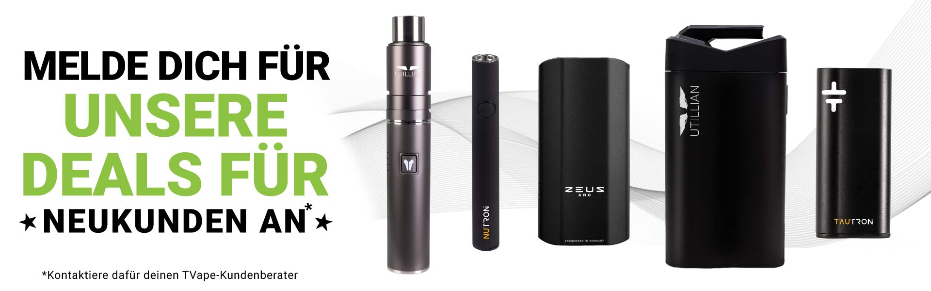 Anmeldung für Vaporizer-Großhandelskunden